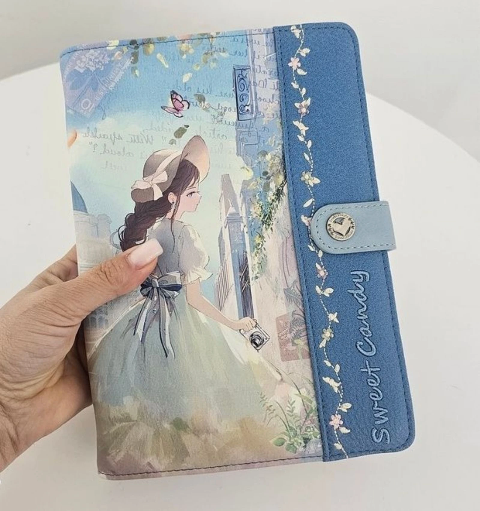 Cuaderno libreta agenda Sweet Candy azul